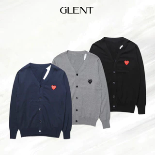 Áo Len Cardigan Họa Tiết Trái Tim GLENT