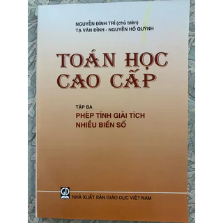 Sách - Toán học cao cấp Tập 3: Phép tính giải tích nhiều biến số