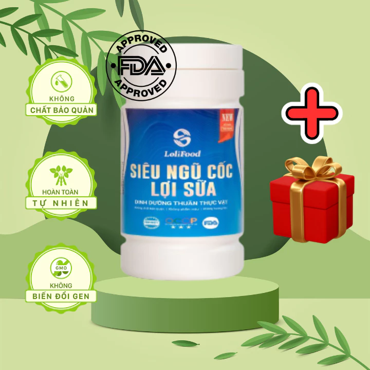 Ngũ cốc lợi sữa Grainlife sữa về nhiều giàu dinh dưỡng bé tăng cân đều đặn Grainlife NCLS001