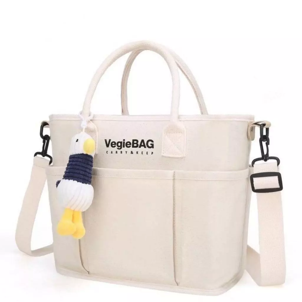 Túi Xách Balo Bỉm Sữa Cho Mẹ Và Bé Vegiebag size đại Đa Năng phong cách Hàn Quốc