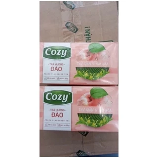 cozy đào túi lọc hộp 25 túi *2g