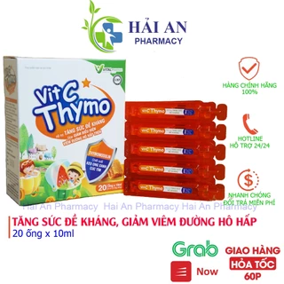 Siro VitC Thymo tăng cường đề kháng, giảm biểu hiện viêm đường hô hấp trên cho trẻ