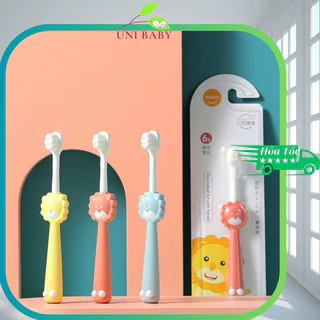 Bàn chải đánh răng cho bé lông mềm hình sư tử dễ thương cho bé từ 2-5 tuồi shop Uni Baby