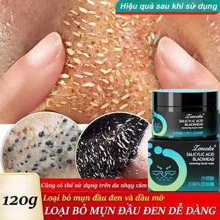 Mặt nạ lột mụn đầu đen 120g lột mụn đầu đen Làm sạch sâu trắng da mặtThu nhỏ lỗ chân lông Dưỡng Ẩm Kiểm Soát Dầu Cho Da