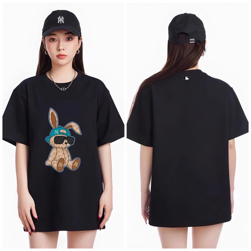 [VẢI 250 GSM] Áo Thun NY Thỏ Rabbit Đội Mũ Form Unisex Unim Store 100% Cotton Cao Cấp Hottrend - AP13