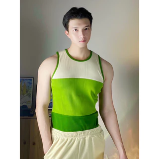 Áo tanktop nam phối 3 màu [Mã 11]