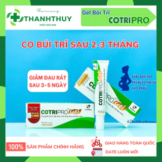 COTRIPRO Gel, Co Búi Trĩ, Ngừa Táo Bón, Bền Vững Thành Mạch, Giúp Làm Dịu Mát Và Săn Se Da, Tuýp 25G