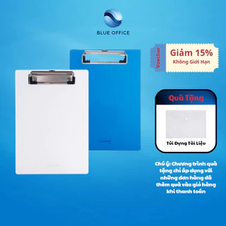 Bìa Trình Ký Đơn A5 Pro Office Cao Cấp, Chất Liệu Nhựa Cứng, Kẹp Inox Kẹp Giấy A5, File Đựng Hồ Sơ Văn Phòng Phẩm CB115