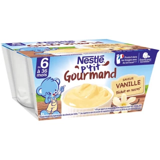 Váng Sữa Nestle Pháp Vị Vani 6m+ Lốc 4 hũ