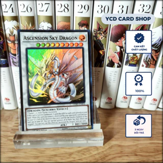 Thẻ bài Yugioh chính hãng Ascension Sky Dragon - Ultra Rare
