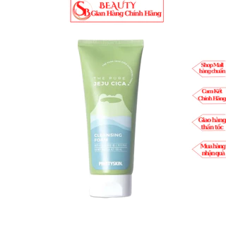 Sữa Rửa Mặt Chiết Xuất Rau Má Đảo JEJU PRETTY SKIN The Pure Jeju Cica Cleansing Foam 150ml