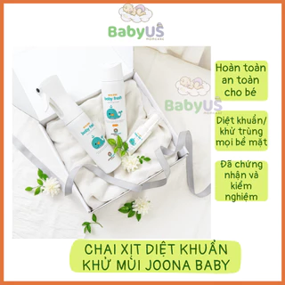 Chai xịt diệt khuẩn dung dich khử mùi khử khuẩn JOONA BABY FRESH an toàn cho bé [BabyUS]