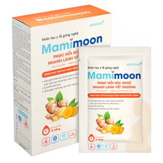 Khăn lau Gừng nghệ Mamimoon cho mẹ sau sinh