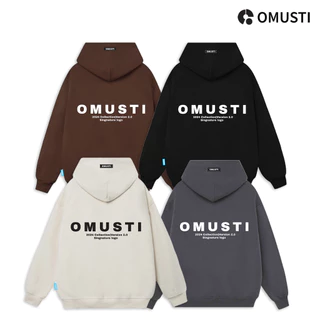 Áo Hoodie Omusti Local Brand 100% Cottom Omusti Unisex Nỉ Bông Version 2.0