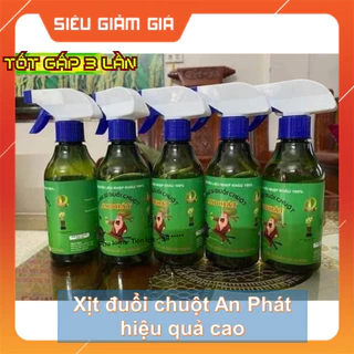 Xịt đuổi chuột An Phát - Xịt diệt chuột thảo mộc an toàn hiệu quả lọ 299ml