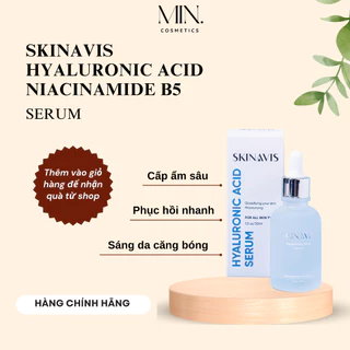 [CHÍNH HÃNG NHẬP KHẨU] Serum Cấp Ẩm Phục Hồi Skinavis Hyaluronic Acid & Niacinamide B5