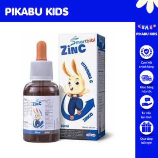 Kẽm Hữu Cơ Smartbibi Zic - Siro Con Thỏ Smartbibi Zinc Cho Trẻ Từ Sơ Sinh