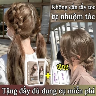 Không cần tẩy tóc🎨 thuốc nhuộm tóc Thuốc nhuộm tóc này có thành phần dịu nhẹ và sẽ không làm hỏng tóc của bạn