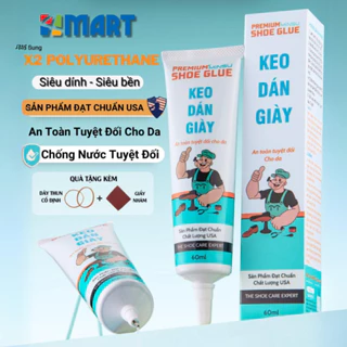 Keo dán giày dép bất tử trong suốt dùng nhiệt siêu dính chắc minsu 60ml, sửa giầy da, thể thao, đá bóng, sneaker bị rách