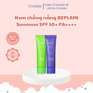 Kem Chống Nắng Beplain Sunmuse Nâng Tone & Hiệu Chỉnh Da SPF 50+ PA++++ 50ml