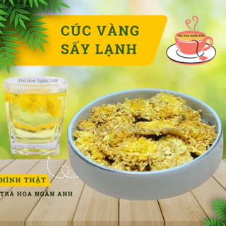 Trà thảo mộc hoa cúc vàng sấy khô , cúc hàm hương giúp mát gan , ngủ ngon, giảm đau đầu Trà Hoa Ngân Anh