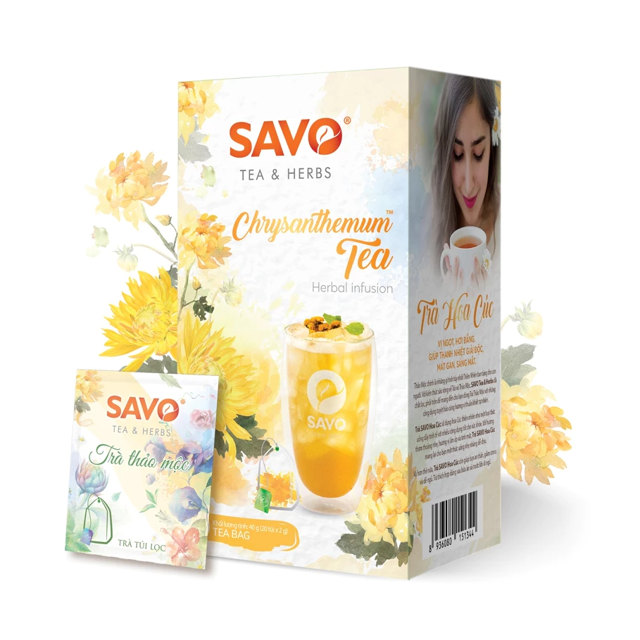 Trà Hoa Cúc Túi Lọc SAVO (20 gói x 2g)