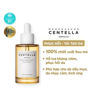 Serum, tinh chất Rau Má Skin1004 Madagascar Centella Ampoule Dịu Nhẹ, Giảm Mụn 100ml