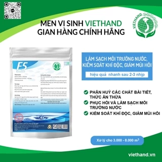 Men vi sinh Việt Hand Xử Lý Nước Cho Cá, Ốc, Ếch, Lươn F5 VIETHAND( Dạng gói ) 200g