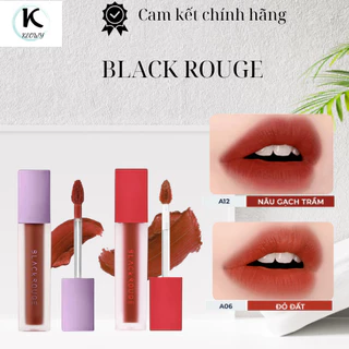 Son Kem Lì Black Rouge màu A12 nâu đỏ son BT