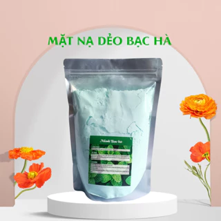 1kg Mặt nạ bạc hà, hoa hồng collagen dưỡng trắng hồng tự nhiên handmade