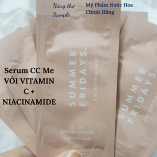 Serum CC Me Với Vitamin C Và Niacinamide Dưỡng Trắng Cải Thiện Trẻ Hoá Màu Da, Làm Giảm Đốm Đen Và Tăng Sắc Tố 2ML Anh