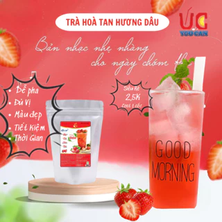 Trà Dâu(1 gói 1kg) Trà UC Hàng Công Ty, Thơm Ngon, Chuẩn Vị, Dễ Pha, Nước Uống Giải Khát