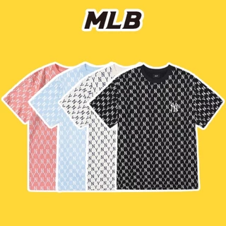 [Logo Thêu] Áo phông NY MLB chính hãng unisex nam nữ cao cấp-Áo thun NY chất cotton siêu đẹp