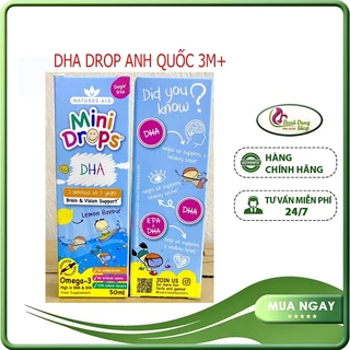 Dha drop uk vị chanh cho bé từ 3 tháng trở lên