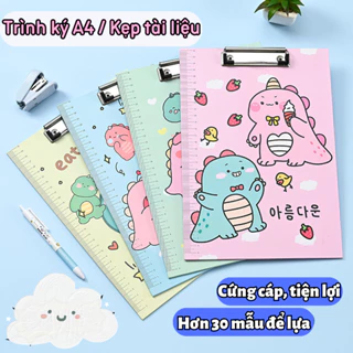 BÌA KẸP TÀI LIỆU / TRÌNH KÝ A4 CUTE File Tệp Đựng Giấy Đề Cương Hồ Sơ Trong Suốt Văn Phòng Phẩm - MINH THƯ VPP