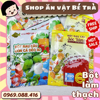 Bột làm thạch rau câu con cá dẻo Hiệp Long (gói 12gr)