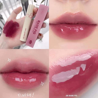 [SON CHIẾT][28 BARE FIG] Son Tint bóng siêu lì, căng mọng cho môi Hàn Quốc Romand Juicy Lasting Tint 5.5g