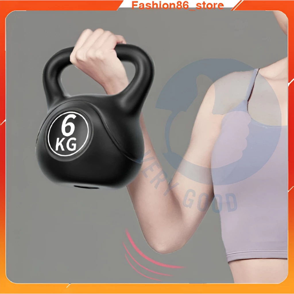Tạ ấm quai xách tạ bình vôi loại 6kg hỗ trợ tập thể thao gym nam nữ squat tập cơ tay mông đùi tập luyện tại nhà hiệu quả