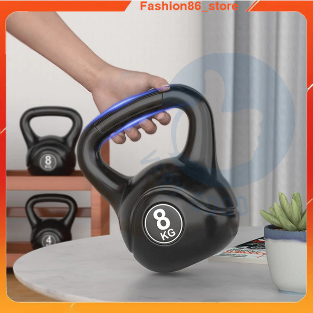 Tạ ấm quai xách tạ bình vôi loại 8kg hỗ trợ tập thể thao gym nam nữ Squat tập cơ tay mông đùi tập luyện tại nhà hiệu quả