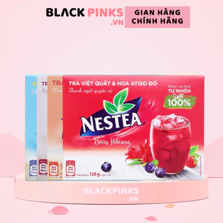 Trà Nestea vị hoa quả / Trà Nestea vị vải và hương hoa lài / Trà vị chanh Nestea / Trà việt quất và atiso đỏ Nestea