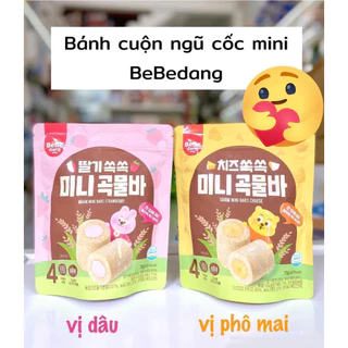 Bánh Cuộn Bebedang Mini Cho Bé Ăn Dặm Hàn Quốc