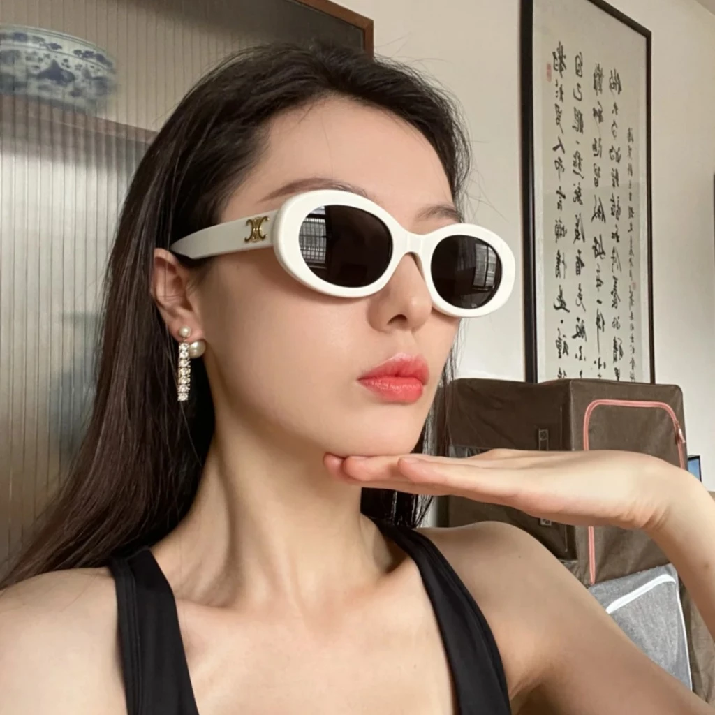 Kính râm mát nữ nam thời trang cá tính phong cách retro Hàn Quốc mắt kính chống tia UV400 HANASO 261