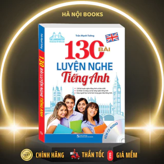 Sách - 130 bài luyện nghe tiếng Anh (Kèm file nghe) 105k - MT