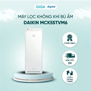 [HCM] Máy lọc không khí bù ẩm Daikin MCK55TVM6 - Có Chế Độ Lọc Bụi Mịn PM2.5, Phin Lọc Tĩnh Điện HEPA Tuổi Thọ 10 Năm