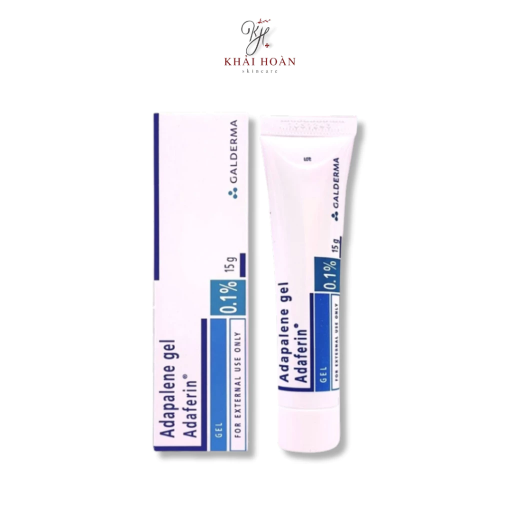 Gel Giảm Mụn Adaferin 0.1% Adapalene 15g