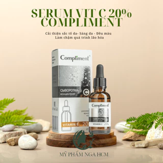 Serum Compliment Vitamin C 20% sáng da, mờ thâm, ngừa lão hoá