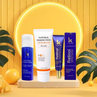 ComBo 3 Món Chăm Sóc Da : Kem Dưỡng. Retinol & Serum. Retinol. K Lady .Care, Kem Chống Nắng Dr.Lady .Suncream