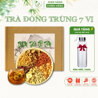 Trà Đông Trùng 7 Vị Thảo Mộc Từ Tâm, Hỗ Trợ Thanh Lọc, Đẹp Da, Giữ Dáng, Ngủ Ngon