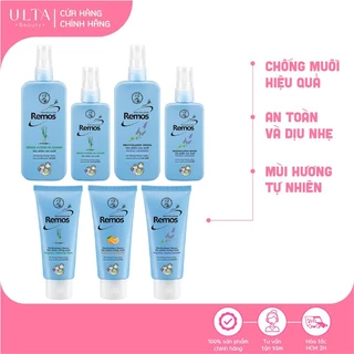 Xịt Chống Muỗi Phun Sương Remos (70ml, 150ml) và Kem Chống Muỗi Remos (70g)