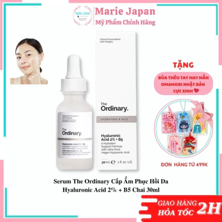 Serum The Ordinary cấp ẩm phục hồi da Hyaluronic Acid 2% + B5 Chai 30ml